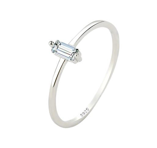 Rectangle Exquisite Silver RingRing