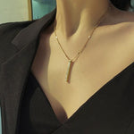 Korean Fashion Iced Out Chain NecklaceNecklace