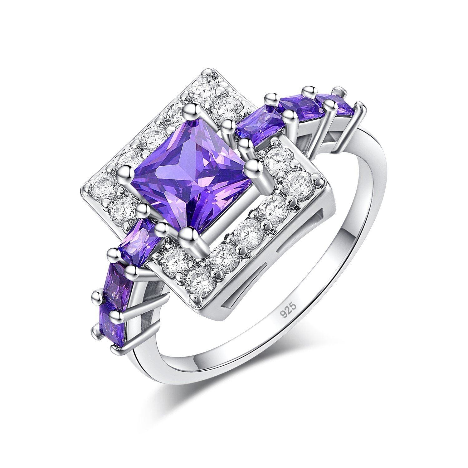 Amethyst Square Crystal RingRing11