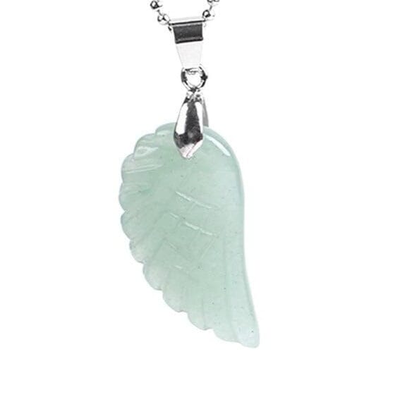 Guardian Angel Wing Necklaces & PendantsNecklaceGreen Aventurine Necklace
