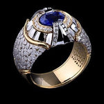 Fashion Luxury Royal Blue RingRing6