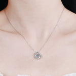 Diamond Hexagram Pendant Necklace - 925 Sterling SilverNecklace