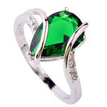 Emerald Quartz 925 Silver RingRing