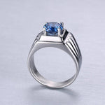 Quality Titanium Sapphire Jewelry Ring For MenRing
