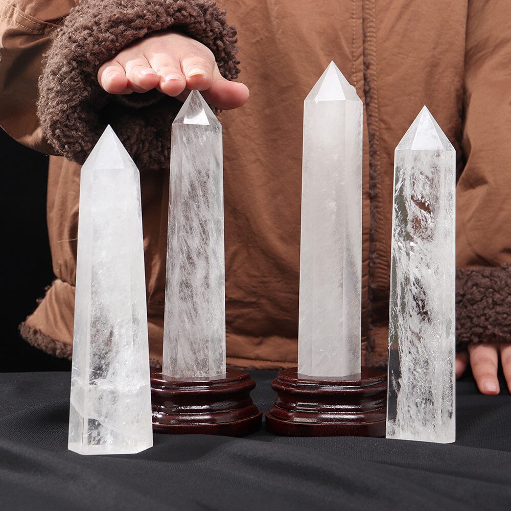 Natural Clear Quartz TowerHealing Crystal
