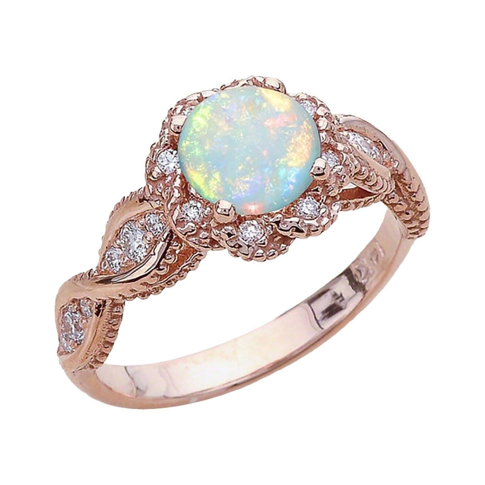 Opal Perry Silver Ring with Opal Rainbow Stone AtPerrys – AtPerry's Healing Crystals