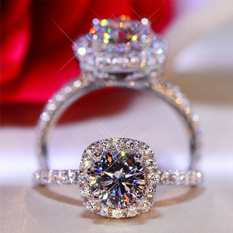 Promise Gift Diamond Ring - 925 Sterling SilverRing