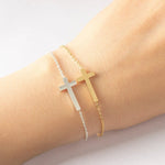 Crucifix WWJD Cross Charm BraceletsBracelet