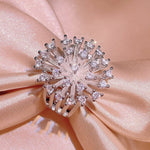 Light Luxury Hollow Snowflake Ring - 925 Sterling SilverRing