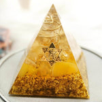 Orgone Pyramid Citrine CrystalHome Decor