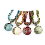 Reiki Ball Crystal Lucky Divination Stone NecklaceNecklace