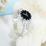 Novelty Watch Ring - 925 Sterling Silver