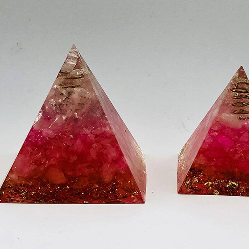 Orgone Pyramid Red AgateRing