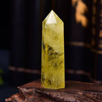 Natural Citrine Quartz Crystal WandRaw Stone