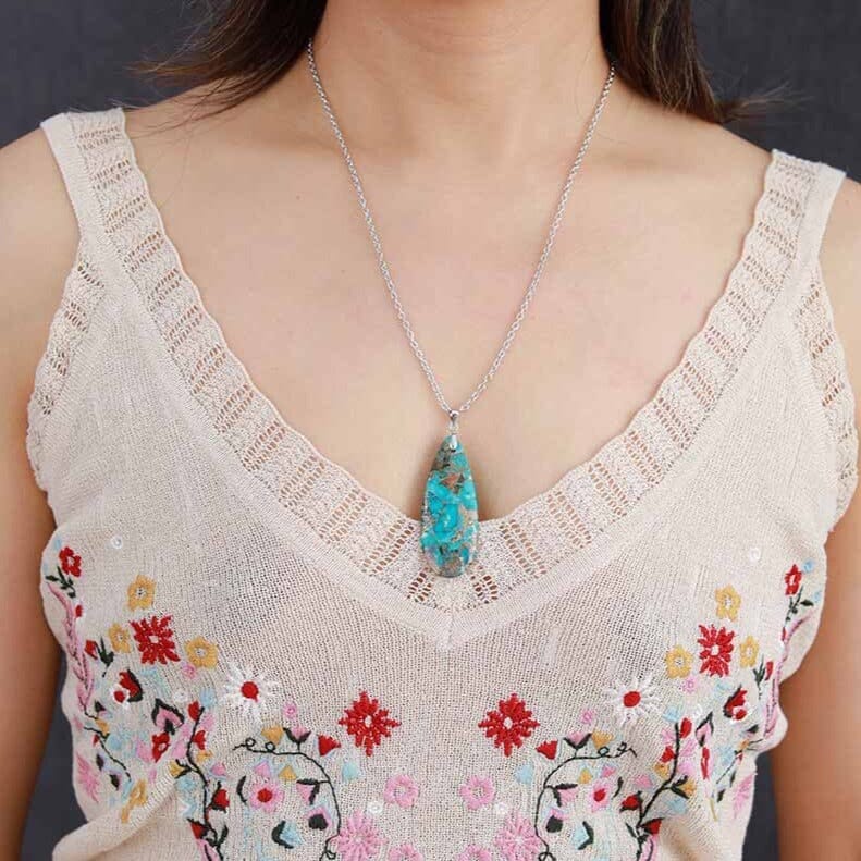 Classic Fashion Chic Turquoises NecklaceNecklace