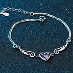 Lover Heart Amethyst Stainless-steel BraceletBracelet