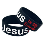 WWJD Fashion Jesus is My Savior Silicone BraceletBracelet