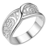 Vintage Hollow Pattern Ring - 925 Sterling SilverRing5