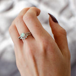 2 Pcs/Set Stackable Opal Ring - 925 Sterling SilverRing