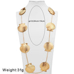 Elegant Natural Summer Beach Shell Choker NecklaceNecklace