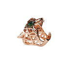 Hollow Leopard Head RingRose Gold6