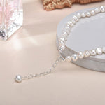 Fashion 5-6mm Natural Baroque Freshwater Pearl Necklace - 925 Sterling SilverNecklace