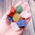 Seven Chakra Natural Raw Crystal Stone SetRaw Stone