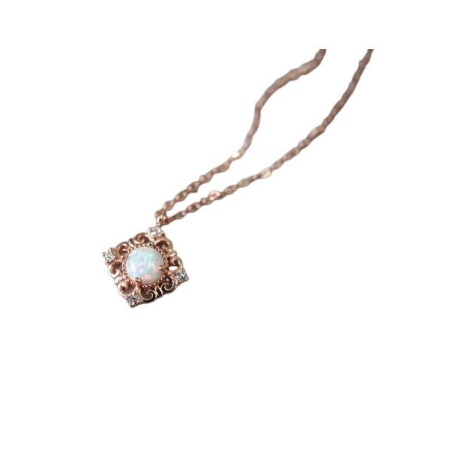 Charm Opal Pendant NecklaceNecklace