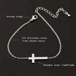 Crucifix WWJD Cross Charm BraceletsBracelet