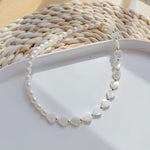 Freshwater Pearls and Puka Shell Beaded NecklaceNecklace
