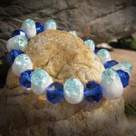 8 Color Crystal Ceramic Beads Strand BraceletBraceletF