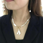 Elegant Puka Natural Cowrie Shell NecklaceNecklace