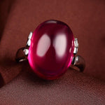 925 Sterling SIlver Natural Ruby Ring (Resizeable)