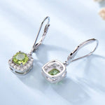 Genuine Peridot Long Drop EarringsEarrings