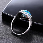 Classy Opal Ring- 925 Sterling SilverRing
