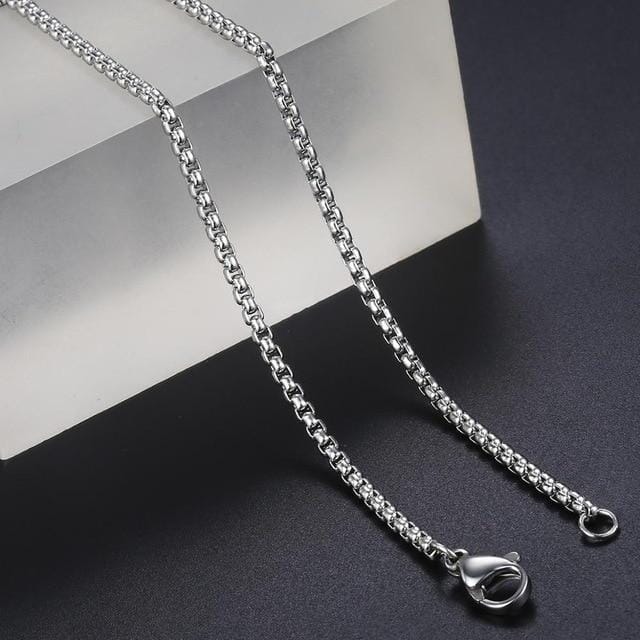 2mm Round Box Chain NecklacesNecklace18inch 45cmSilver