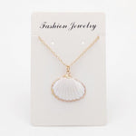 Puka Shell Boho Style Natural Shell Pendant Handmade NecklaceNecklace