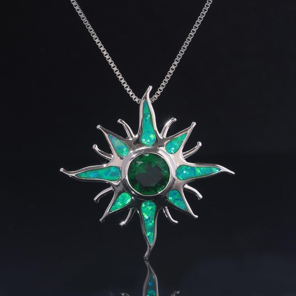 Colorful Hollow Sun Design Pendant Necklace Elegant Simple - Temu