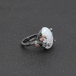 Vintage Oak Branch Opal Ring (October Gemstone)Ring