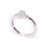 Alice - Natural Opal Ring - 925 Sterling SilverRing