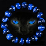 Blue Tiger Eye Buddha BraceletsBracelet6mm