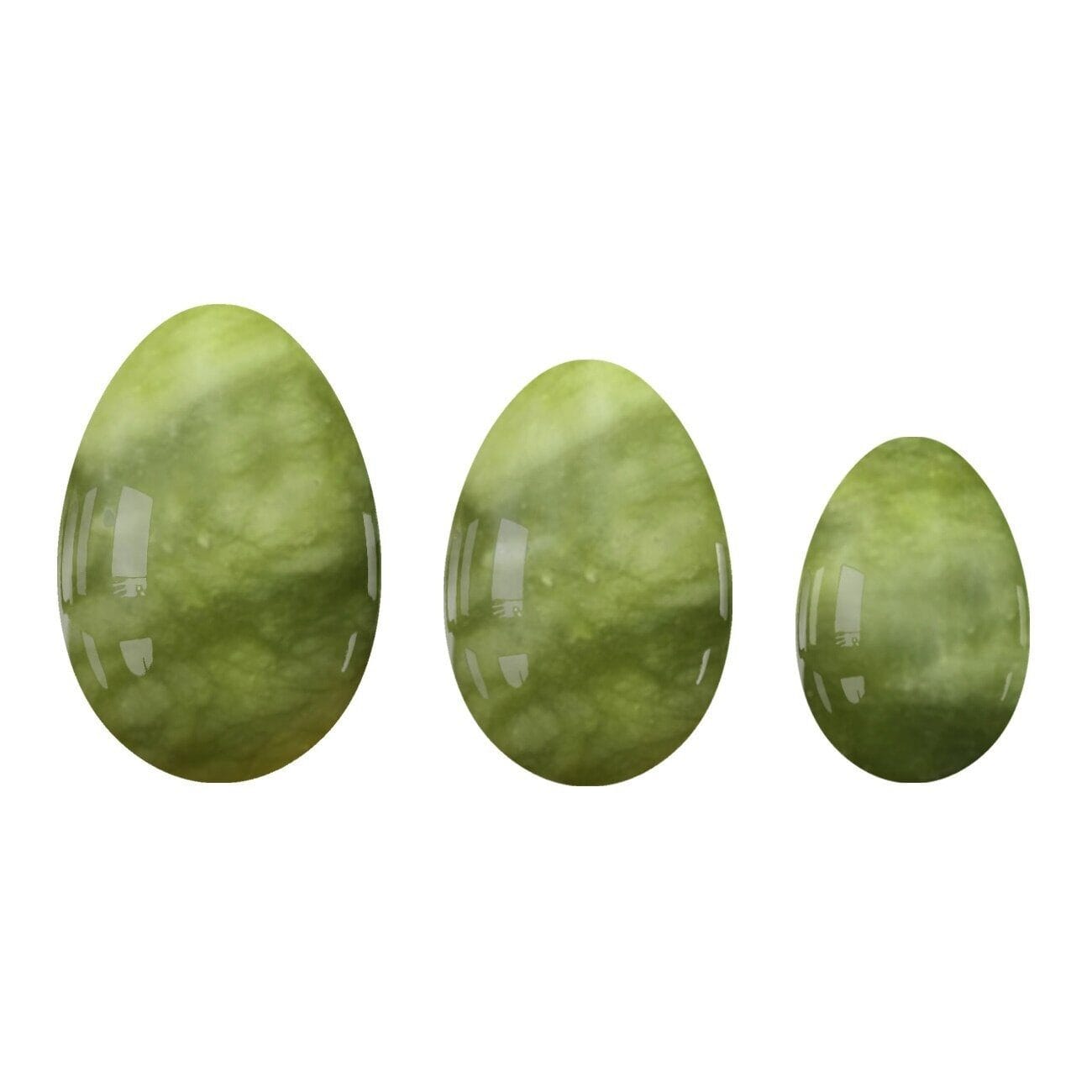 100% Natural Jade Yoni Egg for Kegel Exercise (Set of 3)Yoni Eggs