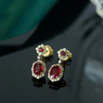 Vintage Ruby EarringsEarrings