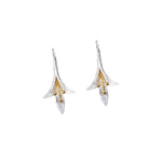 Elegant Lady Flowers Long Earrings - 925 Sterling SilverEarrings