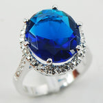 Pretty Elegant Sapphire Fashion Ring - 925 Sterling SilverRing6