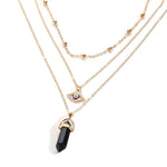 Vintage Opal Stone Chokers NecklacesNecklaceBlack Onyx