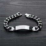 Cross WWJD Stainless Steel Wristband BraceletsBracelet