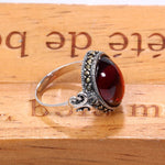 Royal Natural Gemstone Ruby Ring - 925 Sterling SilverRing