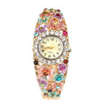 Fashion Gemstone Bracelet WatchWatchMulticolor