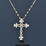 WWJD Fashion Classic Cross Stainless Steel NecklaceNecklace